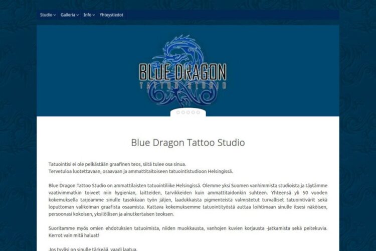 Blue Dragon Tattoo Studio