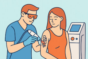 Tatuoinnin poisto laserhoidolla – istuntojen kulku