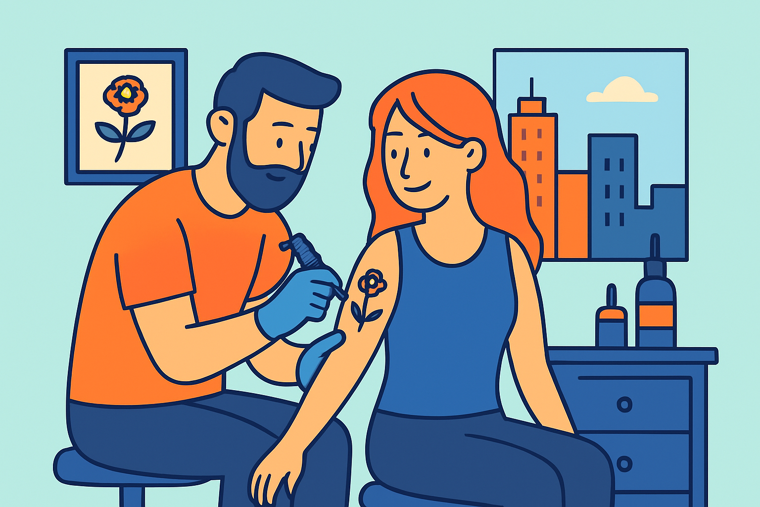Tatuointiliikkeen kanta-asiakkuus harrastajalle Suomessa