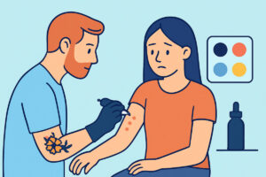 Tatuointivärien allergiat ja allergiatestaus etukäteen